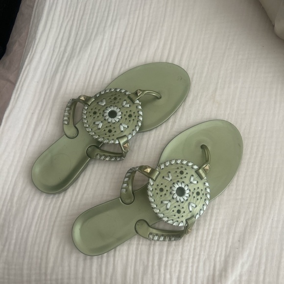 Jack Rogers Shoes - jack roger green sandals size womens 8